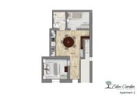 Půdorys ubytování Casa Laranjeira Olhão