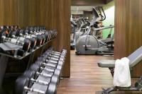a gym with a row of exercise bikes on display at Holiday Inn Vienna City by IHG in Vienna