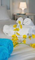 Postel nebo postele na pokoji v ubytování Corfu Sea View Villa - Cleo