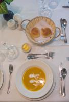 Jídlo v chaty nebo okolí