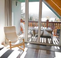 Balkon lub taras w obiekcie Apartmán Riviéra Lipno 510/21