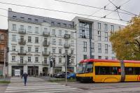Budynek, w którym mieści się apartament