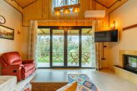 The floor plan of Mesmerizing Tiny House On Riverside in Agva