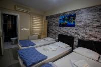 Postel nebo postele na pokoji v ubytování HOME YiRMİ İKİ