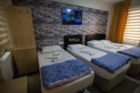 Postel nebo postele na pokoji v ubytování HOME YiRMİ İKİ