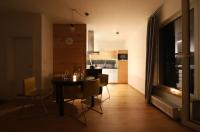 Kuchyň nebo kuchyňský kout v ubytování Mountain Apartment Vrchlabi