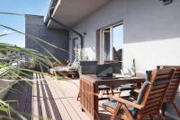 Balkón nebo terasa v ubytování Mountain Apartment Vrchlabi