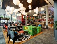 Ein Sitzbereich in der Unterkunft citizenM Seattle South Lake Union