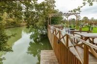 The floor plan of Mesmerizing Tiny House On Riverside in Agva