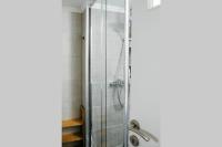 A bathroom at Newly Renovated Athenian Apt with Balcony