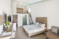 Posteľ alebo postele v izbe v ubytovaní Hotel Sirines Complex