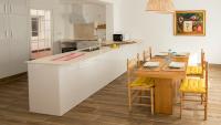 Kuchyň nebo kuchyňský kout v ubytování Apartamento Avenida Principal I