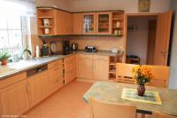 Kuchyň nebo kuchyňský kout v ubytování Ferienwohnung-An-der-Koppel