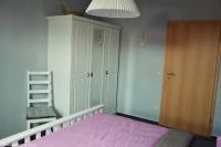 Postel nebo postele na pokoji v ubytování Ferienwohnung-An-der-Koppel
