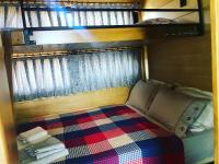 Postel nebo postele na pokoji v ubytování Tiny house kayaköy kumquat