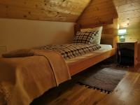 Posteľ alebo postele v izbe v ubytovaní Apartament Zielone Okiennice