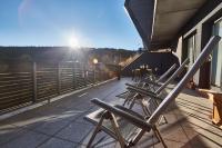 Balkón nebo terasa v ubytování Mountain Apartments Klínovec Hexagon