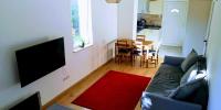 Televízia a/alebo spoločenská miestnosť v ubytovaní Árvalányhaj Home Apartman