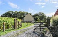 a gate leading to a farm with a barn at Beautiful Home In La Meauffe With 2 Bedrooms And Wifi in La Meauffe