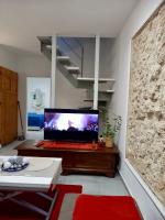 A television and/or entertainment centre at Casa Sauro