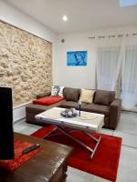 A seating area at Casa Sauro