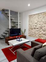 A television and/or entertainment centre at Casa Sauro