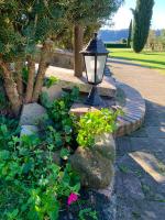 A garden outside Agriturismo Le Grotte