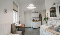 Kuchyň nebo kuchyňský kout v ubytování Apartmány Natálie