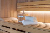 A bed or beds in a room at Hotel Samos