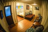 Postel nebo postele na pokoji v ubytování Suankaew​ art​ hostel​