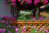 Vonkajšia záhrada v ubytovaní Plitvice Miric Inn