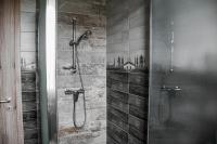 Kúpeľňa v ubytovaní Dióliget Cottage Sárvár
