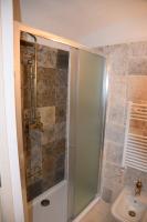 A bathroom at Trulli don Pietro
