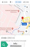 Plán poschodí v ubytovaní Policlinico Messina Bed&Bed