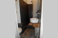 a bathroom with a sink and a toilet at Entre Saint-Tropez et les gorges du Verdon. in Lorgues
