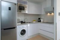 Kuchyň nebo kuchyňský kout v ubytování Apartamento Costa Rica