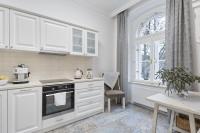 Kuchyň nebo kuchyňský kout v ubytování Apartment Anglicka 138