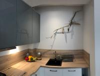 Kuchyňa alebo kuchynka v ubytovaní Apartament Morski Keja I Kołobrzeg Podczele