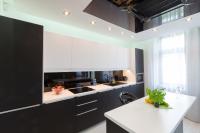 Kuchyň nebo kuchyňský kout v ubytování Prestige Apartamenty VINCI Centrum