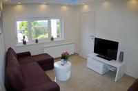 Televízia a/alebo spoločenská miestnosť v ubytovaní Holiday home Elvis, village Kujići