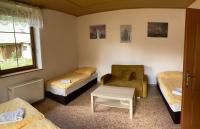 Postel nebo postele na pokoji v ubytování Apartmá Doubek