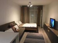 Postel nebo postele na pokoji v ubytování Apartmán Čertovka