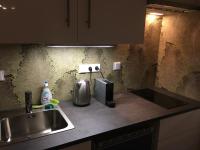 Kuchyň nebo kuchyňský kout v ubytování Apartmán Čertovka