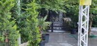 A garden outside Mersu A'la Konak Otel