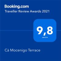 Certifikát, ocenenie alebo iný dokument vystavený v ubytovaní Cà Mocenigo Terrace
