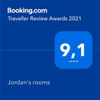 The floor plan of Jordan's rooms