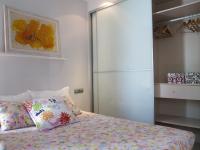 Łóżko lub łóżka w pokoju w obiekcie Principe Santa Ana Madrid Centro