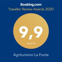 Agriturismo La Fonte tanúsítványa, márkajelzése vagy díja