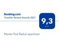 Certifikát, ocenenie alebo iný dokument vystavený v ubytovaní Murter Pod Raduč apartman
