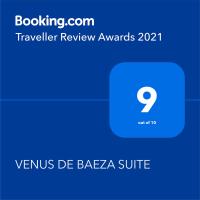 Certifikát, hodnocení, plakát nebo jiný dokument vystavený v ubytování VENUS DE BAEZA SUITE